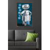 imageTrends International Marvel Fantastic Four First Steps 2025  HERBIE Wall Poster 224L x 147W Barnwood Framed VersionMahogany Framed Version