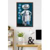 imageTrends International Marvel Fantastic Four First Steps 2025  HERBIE Wall Poster 224L x 147W Barnwood Framed VersionMahogany Framed Version