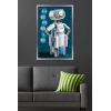 imageTrends International Marvel Fantastic Four First Steps 2025  HERBIE Wall Poster 224L x 147W Barnwood Framed VersionSilver Framed Version