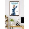 imageTrends International Marvel Fantastic Four First Steps 2025  Invisible Woman Feature Series Wall Poster 19L x 13W Premium Unframed VersionMahogany Framed Version