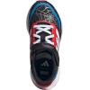 imageadidas UnisexChild Marvel Run Falcon Elastic Lace ampamp Strap SneakerSpidermanBlackWhitePure Ruby