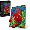 imageLEGO Art The Amazing SpiderMan 31209 Build ampamp Display Home Decor Wall Art Kit Nostalgic Super Hero Gift for Adults or Back to School Gift for Teen SpiderMan Fans