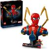 imageLEGO Marvel Iron SpiderMan Bust Collectible  Building Kit for Adults Ages 18  Includes Iron SpiderMan Minifigure  Collectible Model for Super Hero Fans  Gift for Men and Women  76326