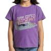 imageMarvel Girls Spiderman Classic Sparkle Gwen Princess TeePurple Berry
