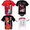 imageMarvel SpiderMan 4 Pack Pullover TShirts Toddler to Big KidSpidey