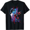 imageMarvel SpiderMan Across the SpiderVerse Miles and Gwen TShirtBlack