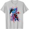 imageMarvel SpiderMan Across the SpiderVerse Miles and Gwen TShirtSilver Grey