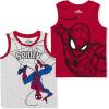 imageMarvel SpiderMan Boys 2 Pack Tank Top for Little Kids  RedGreyRed
