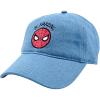 imageMarvel SpiderMan Cotton Adjustable Dad Hat Baseball Cap with Curved BrimDenim
