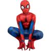 imageMarvel SpiderMan Official Youth Deluxe Zentai Costume  Deluxe TwoWay Stretch Spandex with Invisible Zippers and Wrist Openings for Added Convenience XL MultiS 57