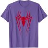 imageMarvel SpiderMan Spider Icon C1 TShirtPurple Heather
