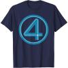 imageMarvel Studios The Fantastic Four First Steps Costume Icon TShirtNavy Blue