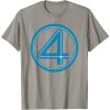 imageMarvel Studios The Fantastic Four First Steps Costume Icon TShirtSlate Grey