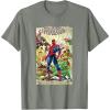 imageMarvel The Amazing SpiderMan Comic TShirt TShirtOlive Heather