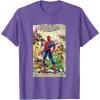 imageMarvel The Amazing SpiderMan Comic TShirt TShirtPurple Heather