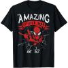 imageMarvel The Amazing SpiderMan Grunge Graphic TShirt TShirtBlack