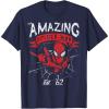imageMarvel The Amazing SpiderMan Grunge Graphic TShirt TShirtNavy Blue