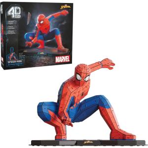 image4D Build Marvel Spider Man 3D Puzzle Model Kit FullBody Pose Marvel Collectibles ampamp Desk Dcor Adult Puzzles Building Toys 195 Pieces 3D Puzzles Gift Ideas for Ages 12 ampamp Up