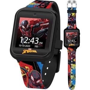 imageAccutime Marvel SpiderMan Red Educational Touchscreen Smart Watch Toy for Boys Girls Toddlers  Selfie Cam Learning Games Alarm Calculator Pedometer and More Model SPD4588AZMutliColor