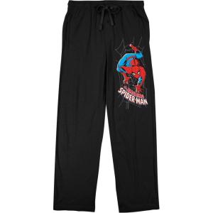 imageBioworld Spiderman So Amazing Spiderman Mens Quick Turn Sleep Pajama PantsBlack