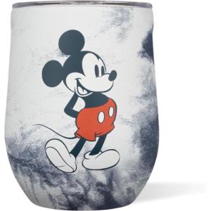 imageCorkcicle Stemless Insulated Wine Glass Tumbler  Keeps Beverages Cold 6 Hours ampamp Hot 3 Hours  Stainless Steel  EasyGrip  Summer Drinkware Gift  Keeps Drinks Ice Cold  12 oz  SpiderManBlue Mickey Mouse