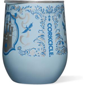 imageCorkcicle Stemless Insulated Wine Glass Tumbler  Keeps Beverages Cold 6 Hours ampamp Hot 3 Hours  Stainless Steel  EasyGrip  Summer Drinkware Gift  Keeps Drinks Ice Cold  12 oz  SpiderManPrincess Cinderella