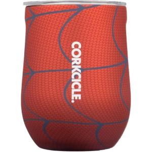 imageCorkcicle Stemless Insulated Wine Glass Tumbler  Keeps Beverages Cold 6 Hours ampamp Hot 3 Hours  Stainless Steel  EasyGrip  Summer Drinkware Gift  Keeps Drinks Ice Cold  12 oz  SpiderManSpiderman