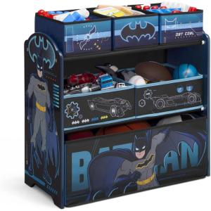 imageDelta Children MultiBin Toy Organizer Marvel Spider ManBatman