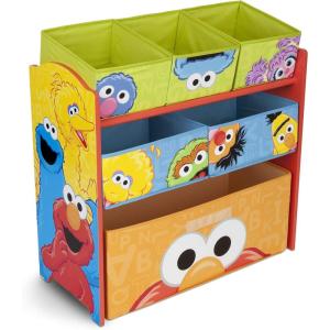 imageDelta Children MultiBin Toy Organizer Marvel Spider ManSesame Street