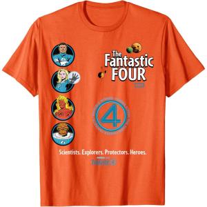 imageFantastic Four First Steps  Faux Multi TShirtOrange