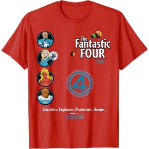 imageFantastic Four First Steps  Faux Multi TShirtRed