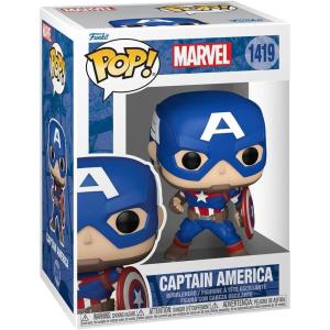 imageFunko Pop Marvel  SpiderMan  Marvel Comics  Collectable Vinyl Figure  Gift Idea  Official Merchandise  Toys for Kids ampamp Adults  Superheroes Fans  Model Figure for Collectors and DisplayPop Captain America