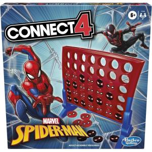 imageHasbro Gaming Connect 4 Marvel SpiderMan Edition Strategy Board Game for 2 Players Ages 6 and Up Amazon ExclusiveStrategy Game