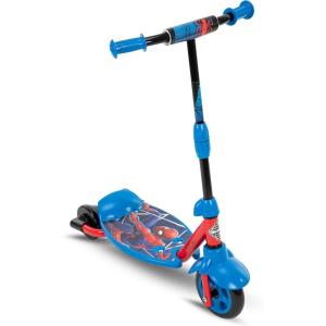 imageHuffy Disney and Marvel Toddler Kids 3Wheel Scooters Multiple Color Options Ages 3 Years Old Durable Steel Frame Portable GirlsBoys NonSlip Deck Character GraphicsSpiderMan