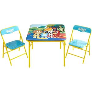 imageIdea Nuova Marvel Spiderman 3 Piece Childrens Activity Square Table and Chair Set Ages 3 NN201039Bluey