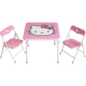 imageIdea Nuova Marvel Spiderman 3 Piece Childrens Activity Square Table and Chair Set Ages 3 NN201039Hello Kitty