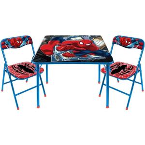 imageIdea Nuova Marvel Spiderman 3 Piece Childrens Activity Square Table and Chair Set Ages 3 NN201039Spiderman
