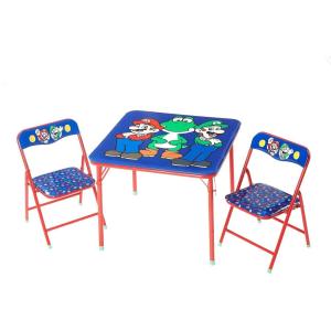 imageIdea Nuova Marvel Spiderman 3 Piece Childrens Activity Square Table and Chair Set Ages 3 NN201039Super Mario
