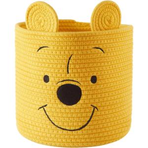 imageIdea Nuova Marvel Spiderman Rope Storage Basket  10 x 10 Figural Organizer Bin Soft ampamp Durable for Kids Room Toys Laundry or Nursery DcorWinnie the Pooh