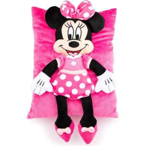 imageJay Franco Marvel Spiderman 3D Snuggle Pillow  Super Soft  Measures 15 Inches Official Marvel ProductPink  Minnie Mouse