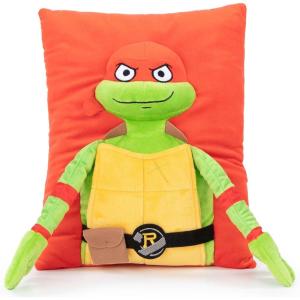 imageJay Franco Marvel Spiderman 3D Snuggle Pillow  Super Soft  Measures 15 Inches Official Marvel ProductRed  Raphael