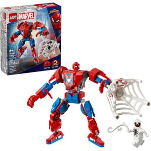 imageLEGO Marvel SpiderMan Mech vs AntiVenom Building Toy Set  SpiderMan Toy for Kids Boys and Girls Ages 6  Buildable Action Figure  Superhero Gift for Birthday  76308