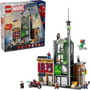 imageLEGO Marvel SpiderMan vs Oscorp Building Toy  Pretend Play Set W8 Toy Minifigures for Boys ampamp Girls Ages 10  Super Hero Building Blocks for Preteens Idea for Birthdays  76324
