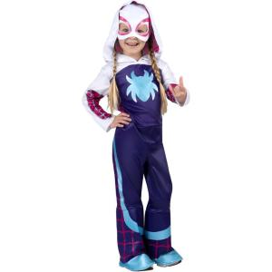 imageMARVEL Toddler Ghost Spider Costume Girls SpiderMan and His Amazing Friends Gwen Stacy Kids Costume