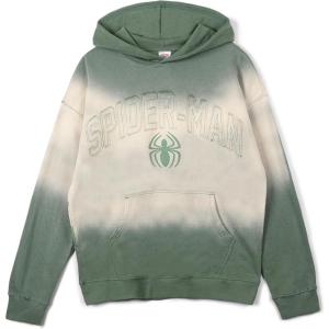imageMarvel SpiderMan Deadpool Mens French Terry Drop Shoulder Pullover Hoodie Adult Sizes XSmall  2XLGreen  Spiderman