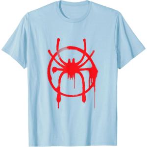 imageMarvel SpiderMan Into the SpiderVerse Red Icon TShirtBaby Blue