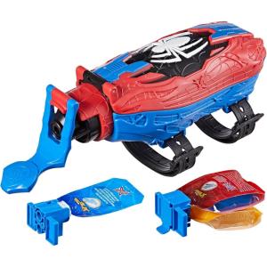 imageMarvel SpiderMan Real Webs Ultimate Web Blaster 2in1 Blaster Role Play Toy SpiderMan Costume SpiderMan Toys for Kids 5 and UpReal Webs
