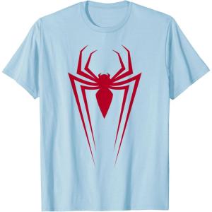 imageMarvel SpiderMan Red Spider Vintage Comic Icon TShirtBaby Blue
