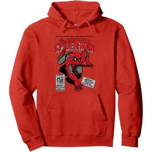 imageMarvel SpiderMan Retro Comic Pullover HoodieRed