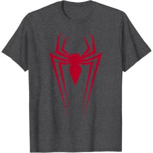imageMarvel SpiderMan Spider Icon C1 TShirtDark Heather Grey